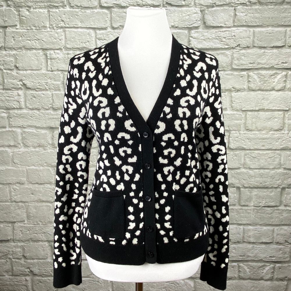 C&C California Alpaca Leopard Print Cardigan